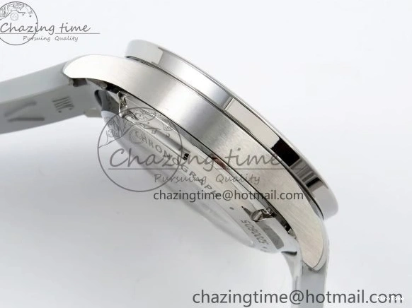 MIROTIME 1228 Portuguese Chrono IW3716 Z+F 1:1 Best Edition White Dial on Gray Rubber Strap A WrinkleFree 7014